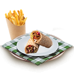 Kebab Wrap & Chips Offer 